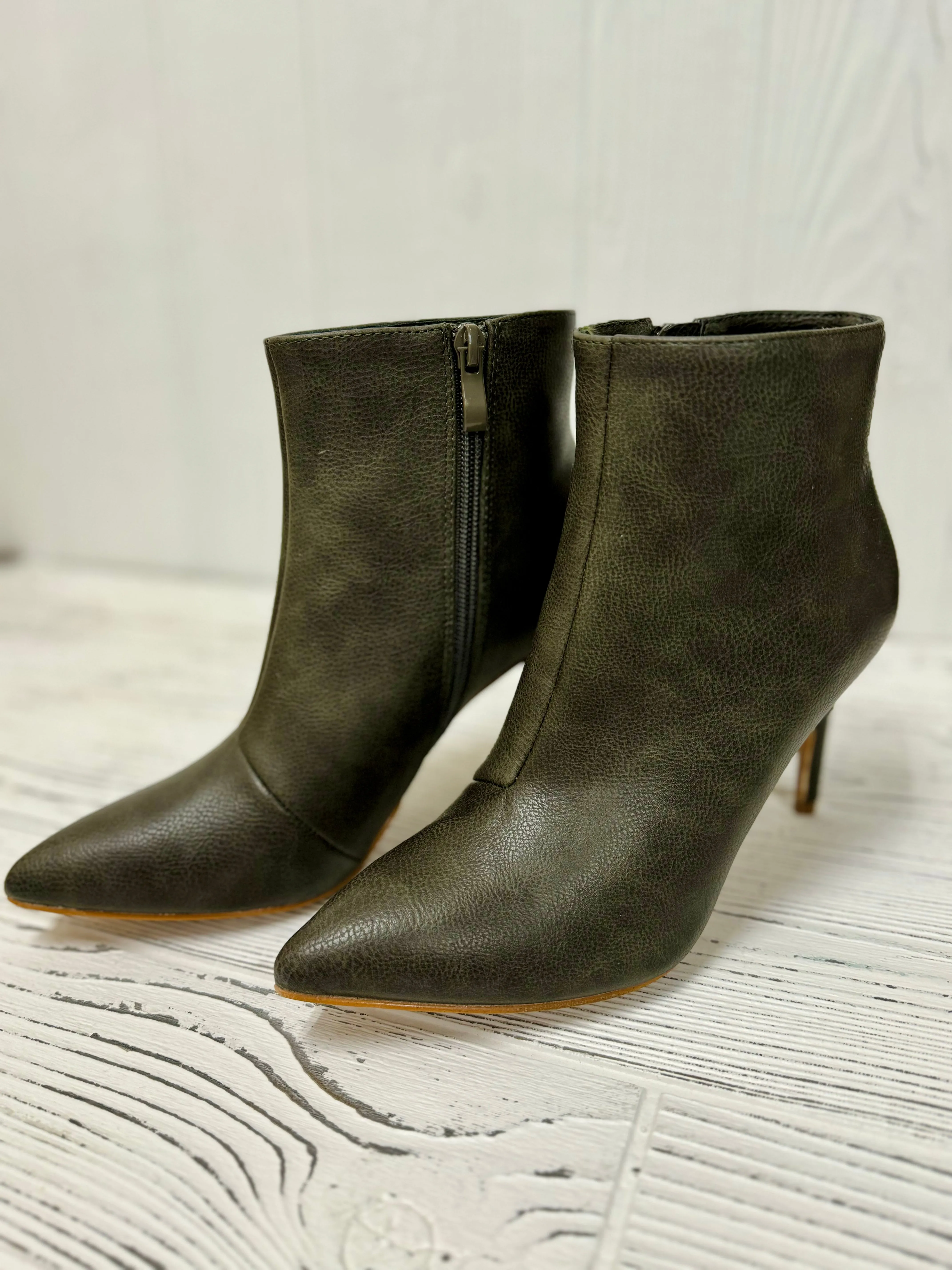 A Step Ahead Stiletto Booties