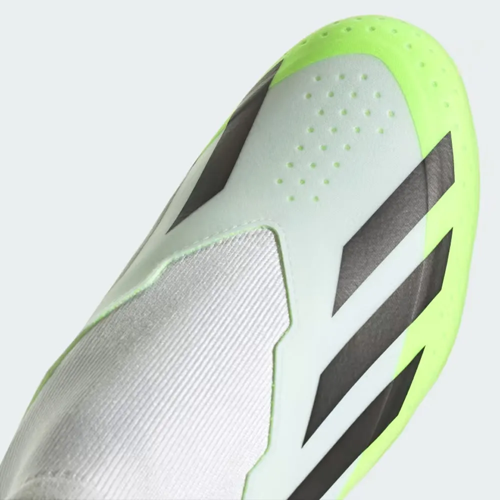 Adidas X Crazyfast.3 LL FG Football Boots (White/Black/Lucid Lemon)