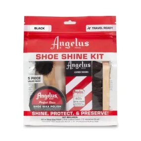 Compact Angelus Shoe Shine Travel Kit for On-The-Go Shoe Care