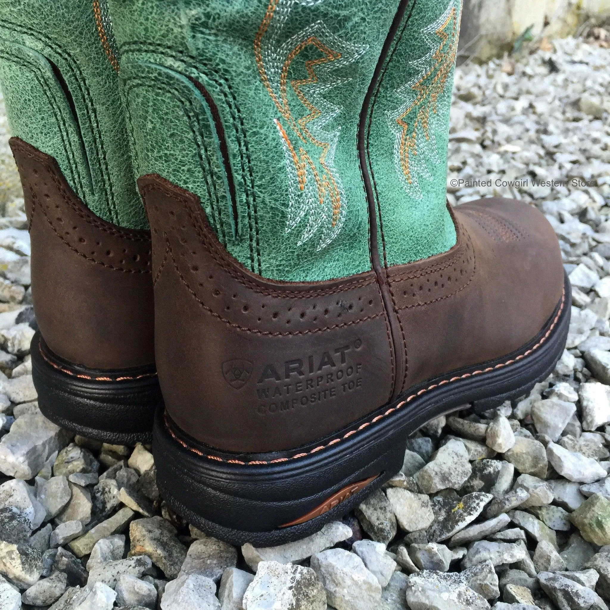 Ariat Women's Tracey Pull On H20 Composite Toe Work Boots 10015405