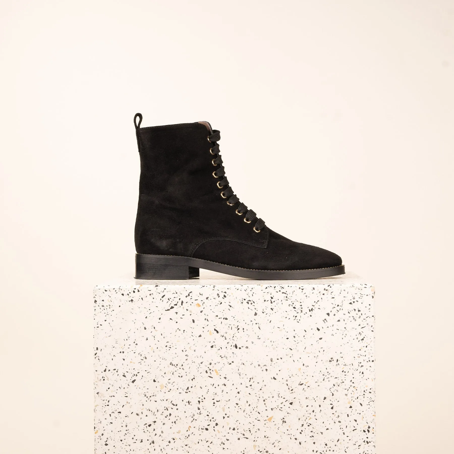 Asti Due - Black Suede