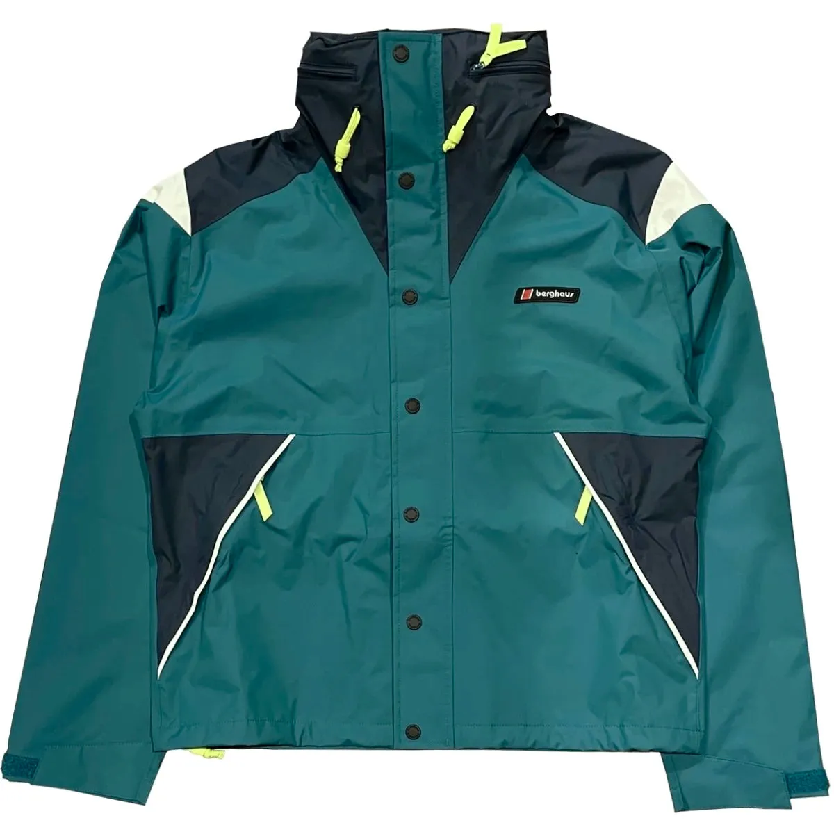 BERGHAUS Unisex Mayeurvate Waterproof Jacket Green / Blue