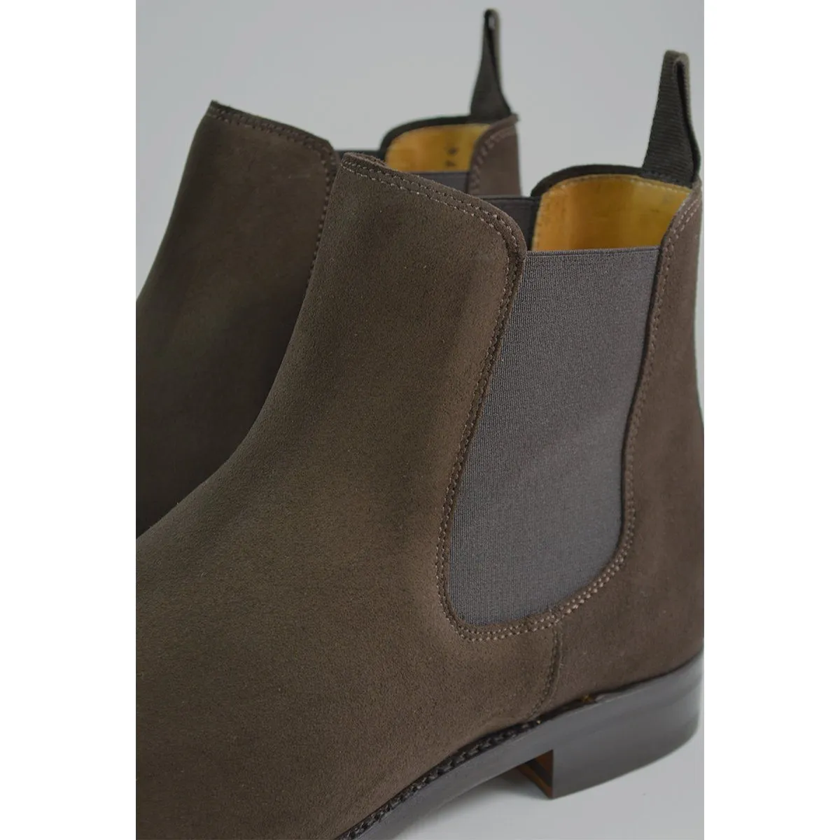 Berwick 1707 Chelsea Boot (303) - Dark Brown Suede