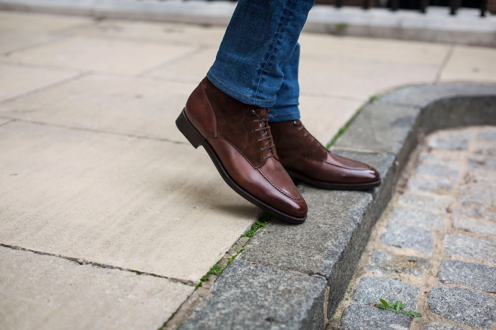 Bremerton - MTO - Walnut Museum Calf / Dark Brown Suede - TMG Last - Double Leather Sole