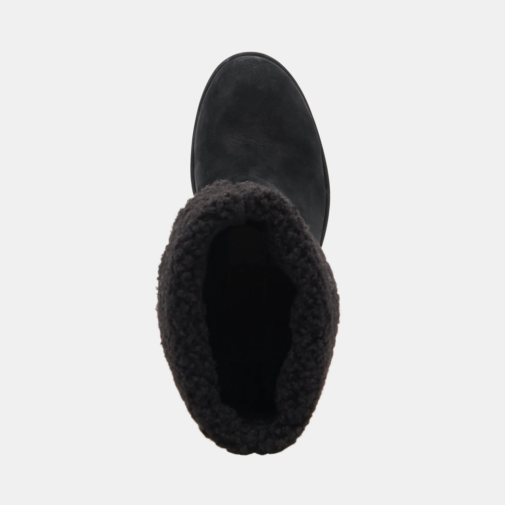 CADDIE PLUSH BOOTS BLACK NUBUCK - re:vita