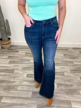 Caity Curvy Denim Flare