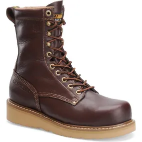 Carolina Men's Amp Hi 8" Broad Toe Wedge Work Boot - Dark Oak - CA8049