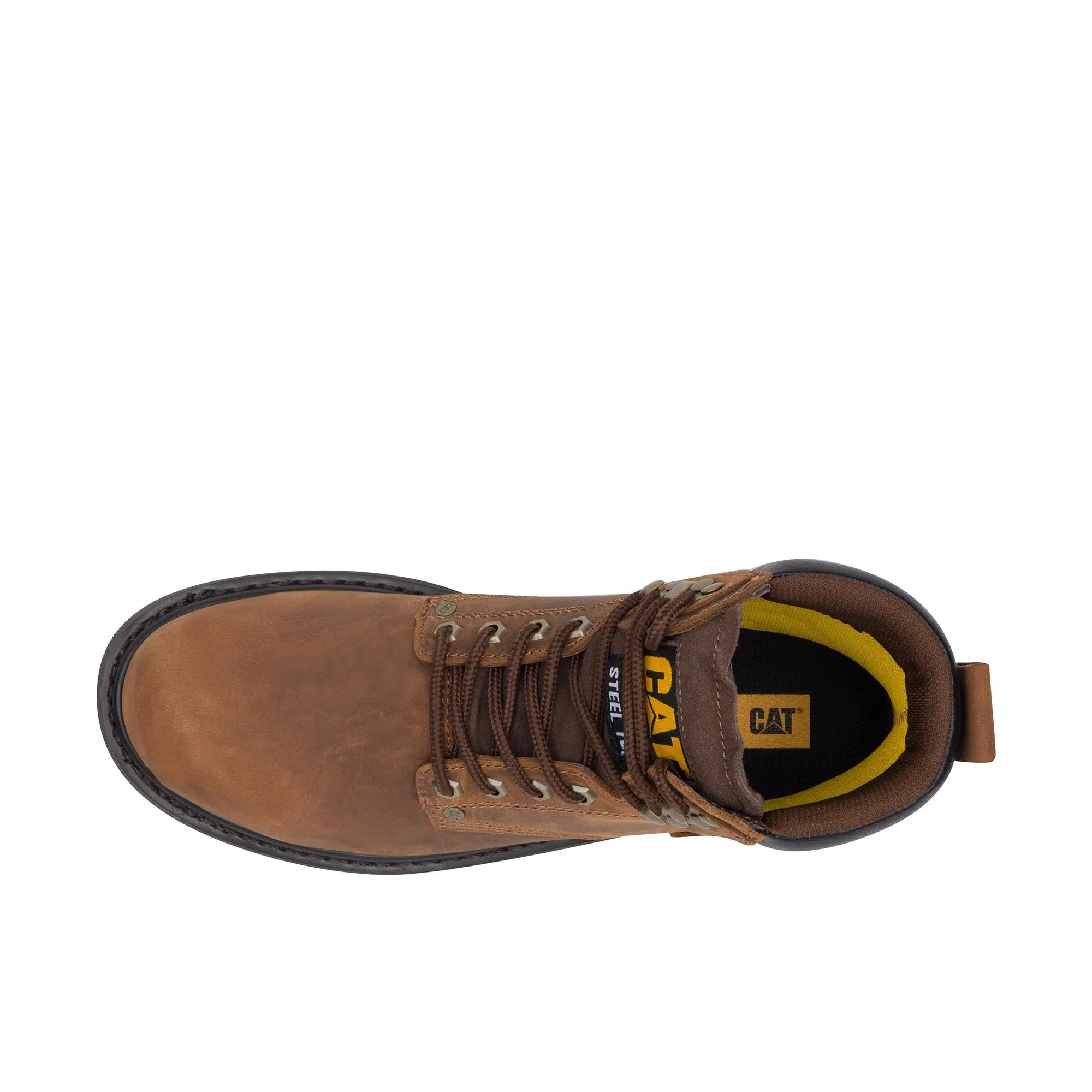 Caterpillar Second Shift WP Steel Toe Dark Brown