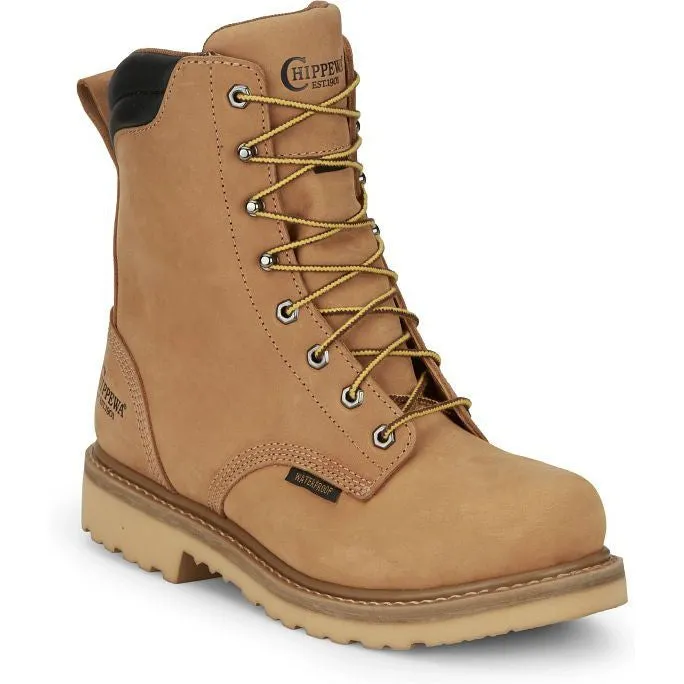 Chippewa Men's Northbound 8" WP 400G Insulated Work Boot -Wheat- NC2503