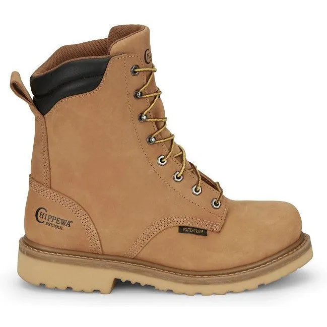 Chippewa Men's Northbound 8" WP 400G Insulated Work Boot -Wheat- NC2503