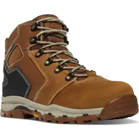 Danner Men's Vicious 4.5 Plain Toe WP Slip Resist Work Boot -Tan- 13885