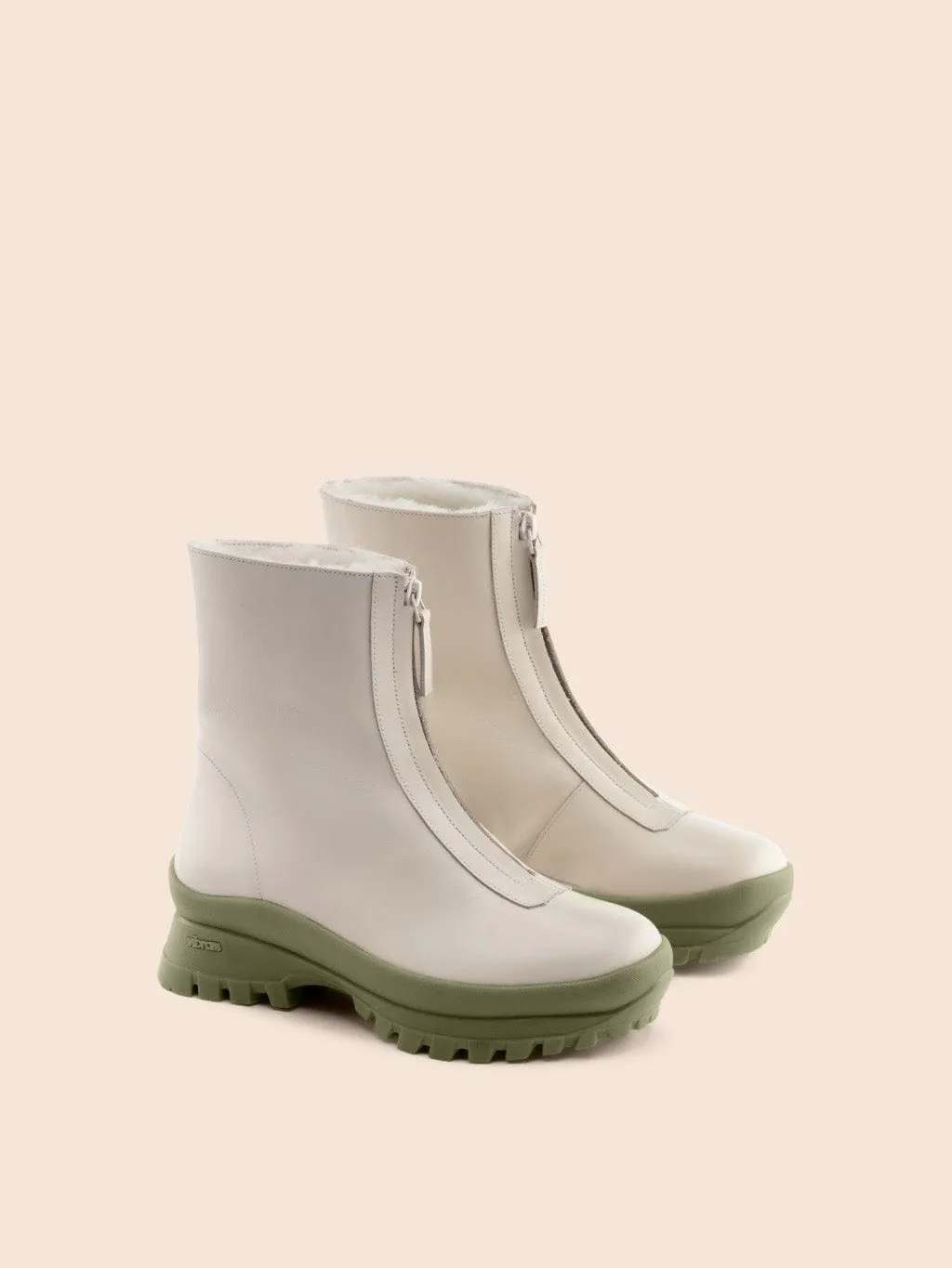 Estrella Green Combo Boot