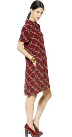 Etta Print Sleeved Dress