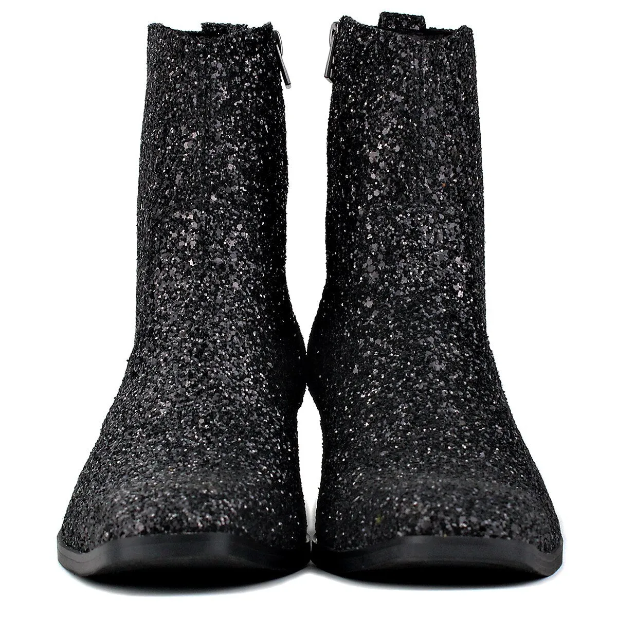 Fordan Glitter Genuine Leather Ankle Boots