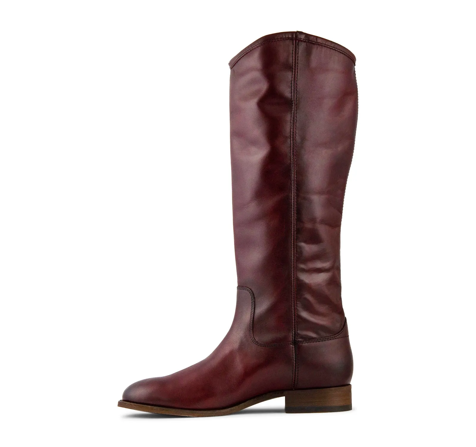 Frye Melissa Button 2 Tall Women's Boot in Wine