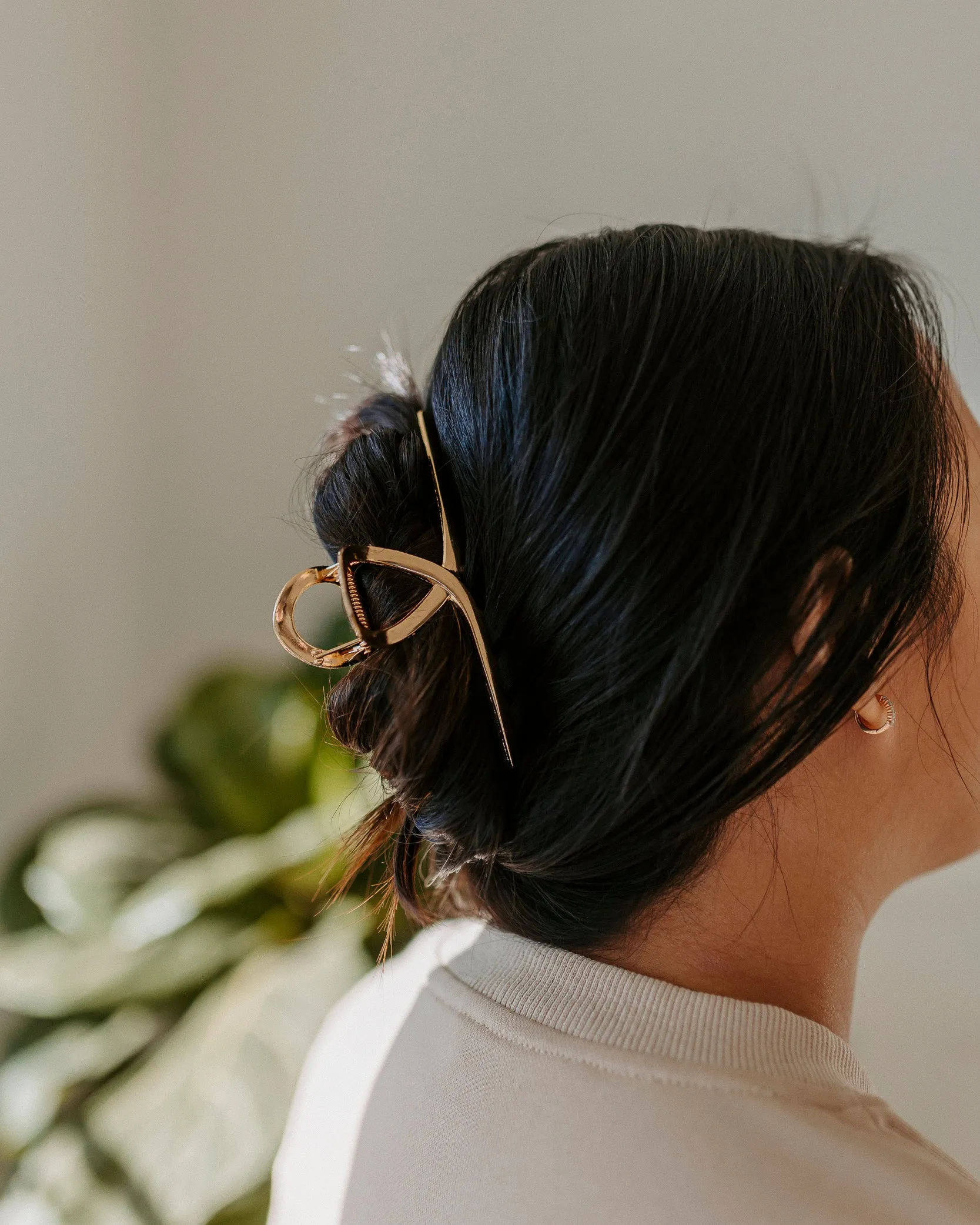 Gold Twist Hair Clip