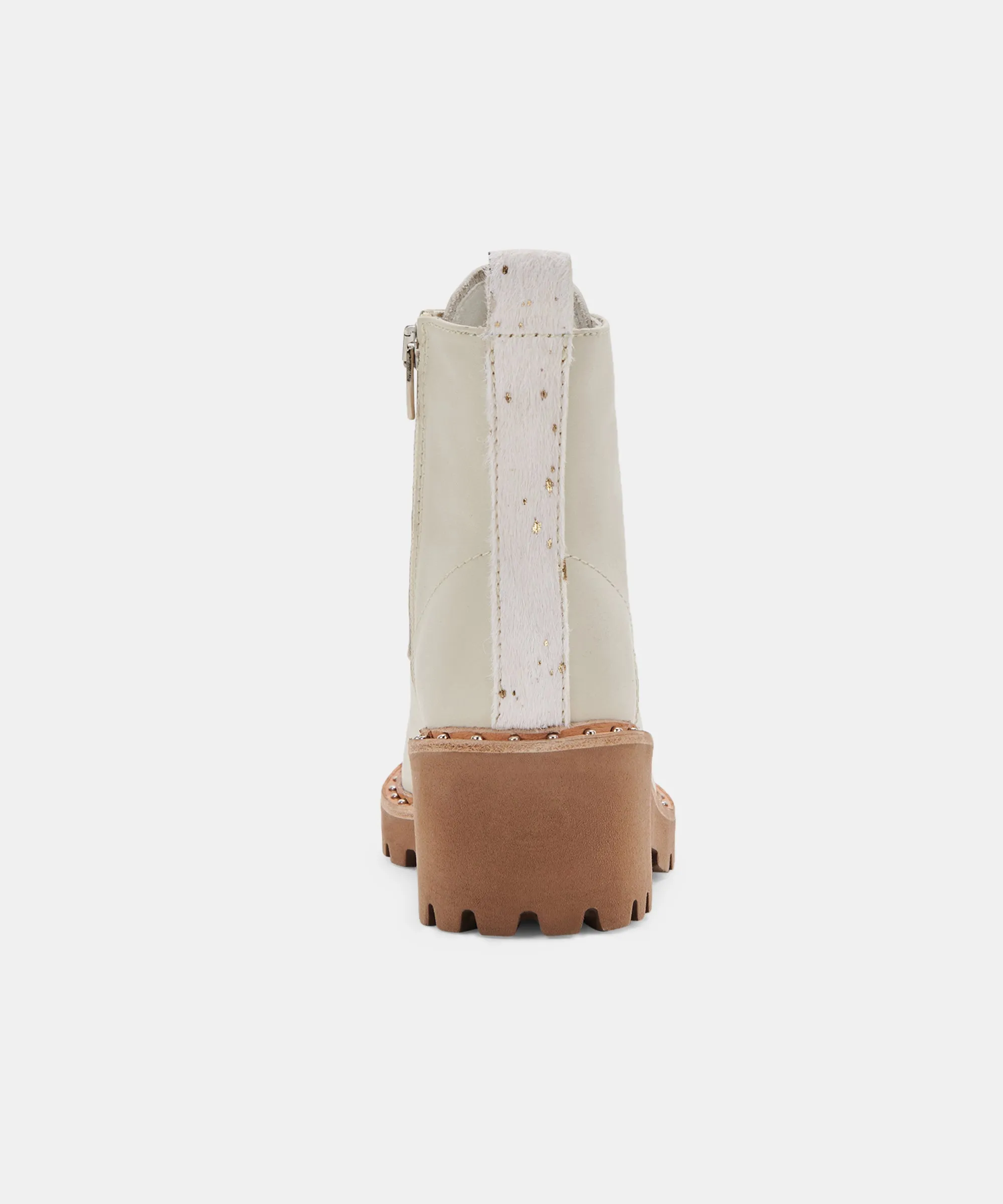 HINTO BOOTS IVORY LEATHER - re:vita