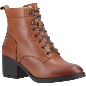 Hush Puppies Harriet Womens Leather Lace Up Ankle Boot