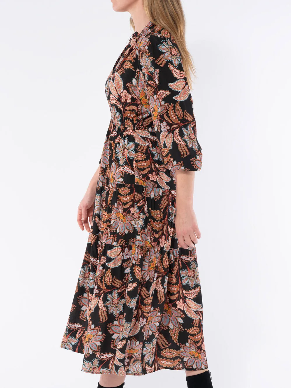 JUMP CHINTZ FLORAL DRESS