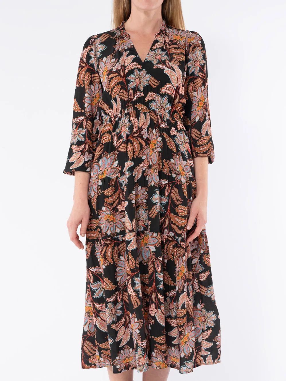 JUMP CHINTZ FLORAL DRESS