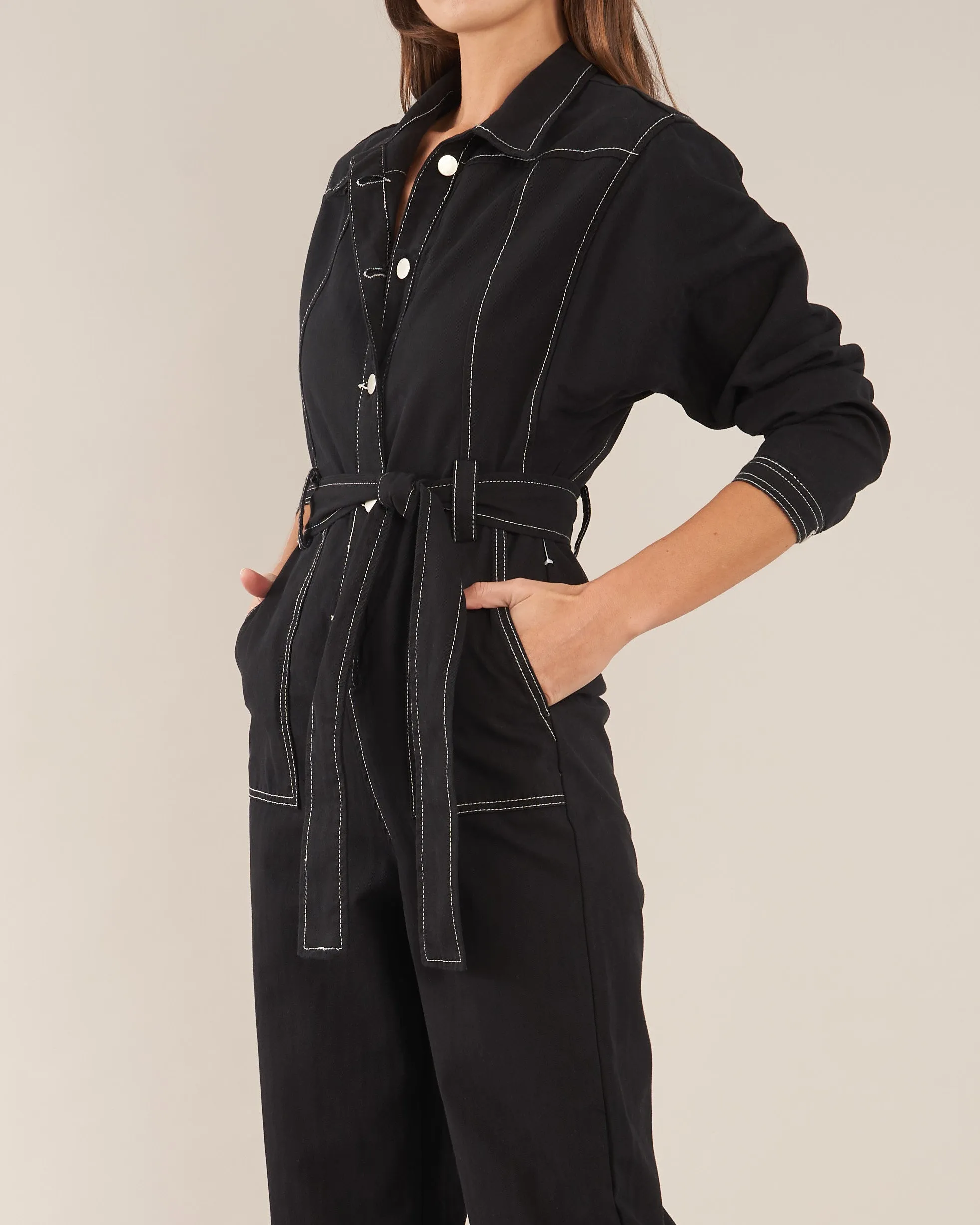 Kenzie Cotton Drill Jumpsuit