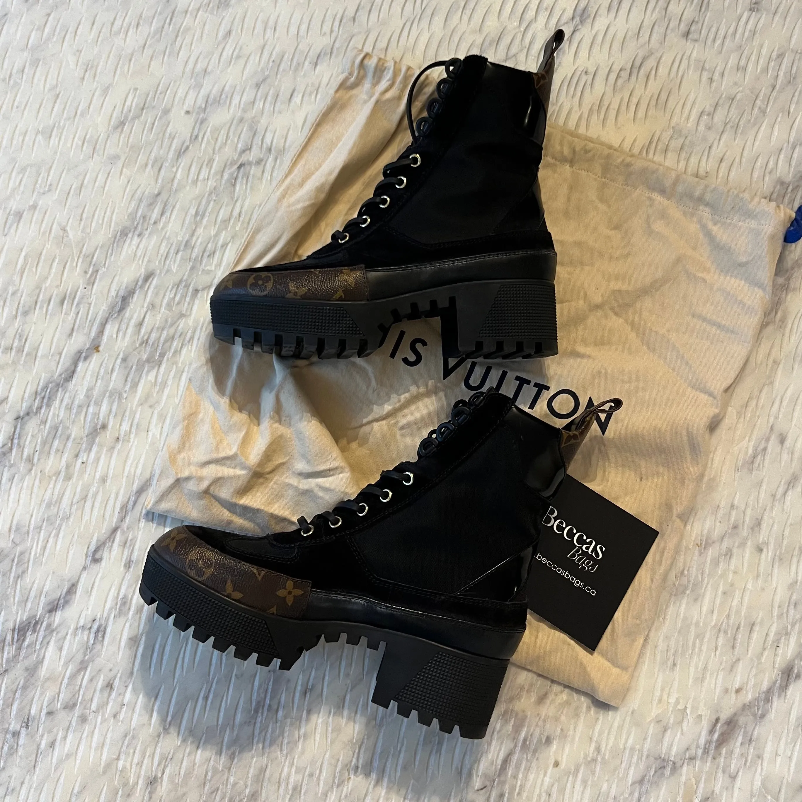 Louis Vuitton Platform Desert Boots