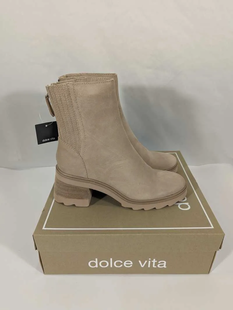 MARTEY H2O WIDE BOOTS TAUPE SUEDE - re:vita