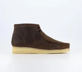 Mens Clarks Originals Wallabee Boots Beeswax