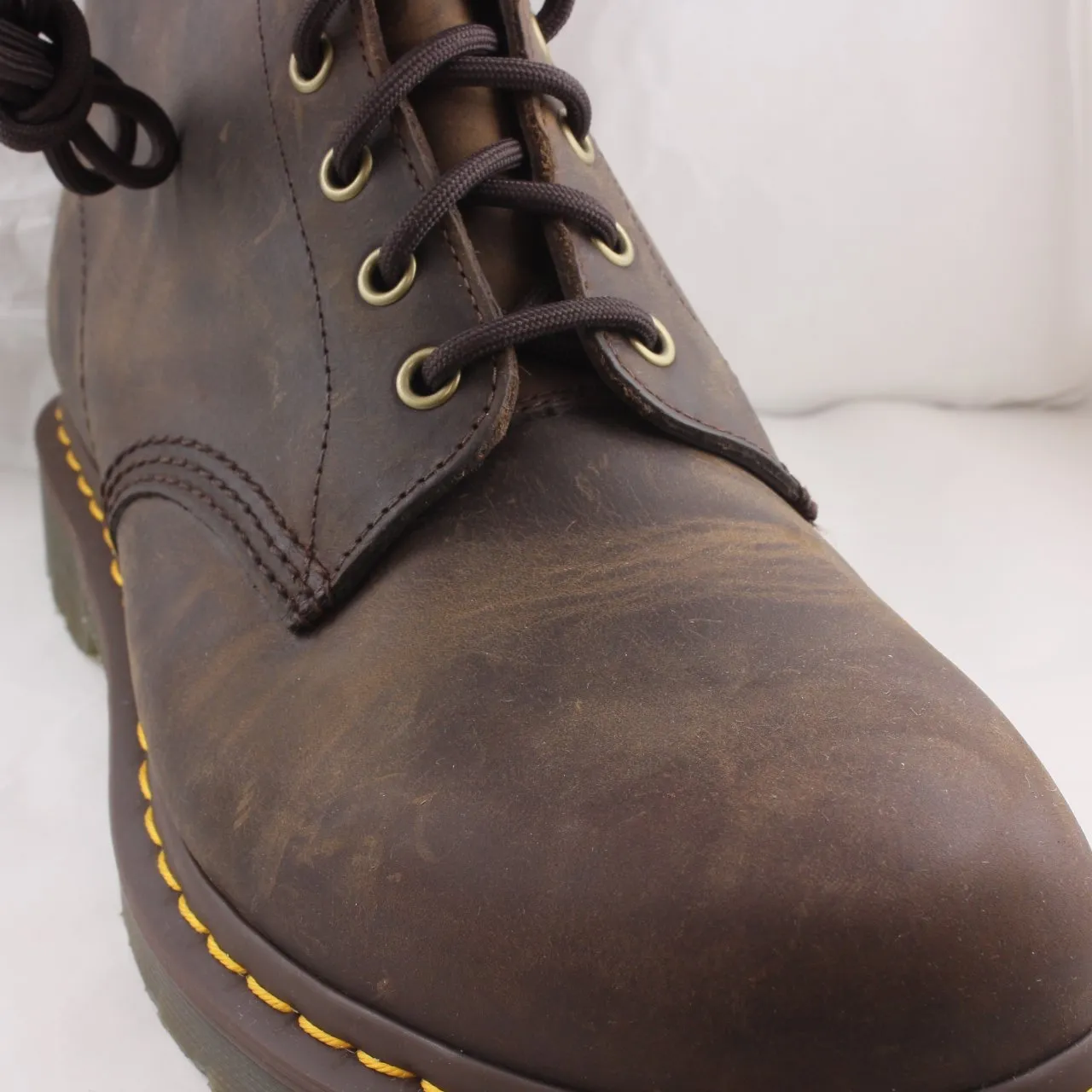 Mens Dr.Martens Dm 8 Eye Lace Boot Gaucho Crazyhorse