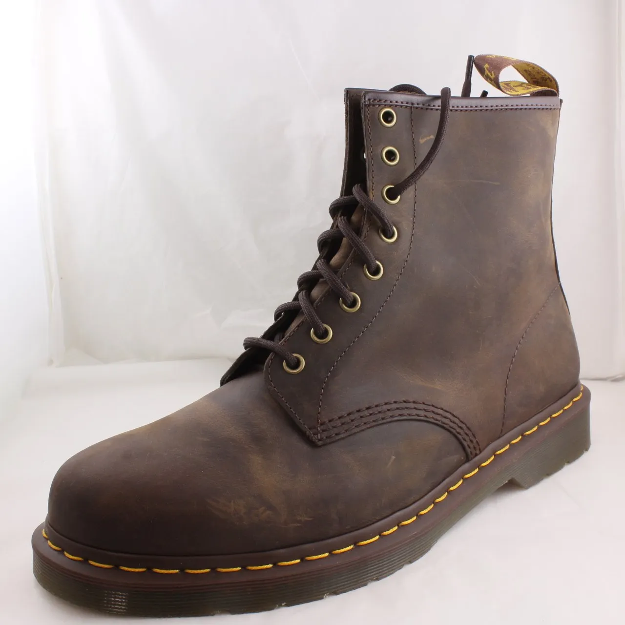 Mens Dr.Martens Dm 8 Eye Lace Boot Gaucho Crazyhorse