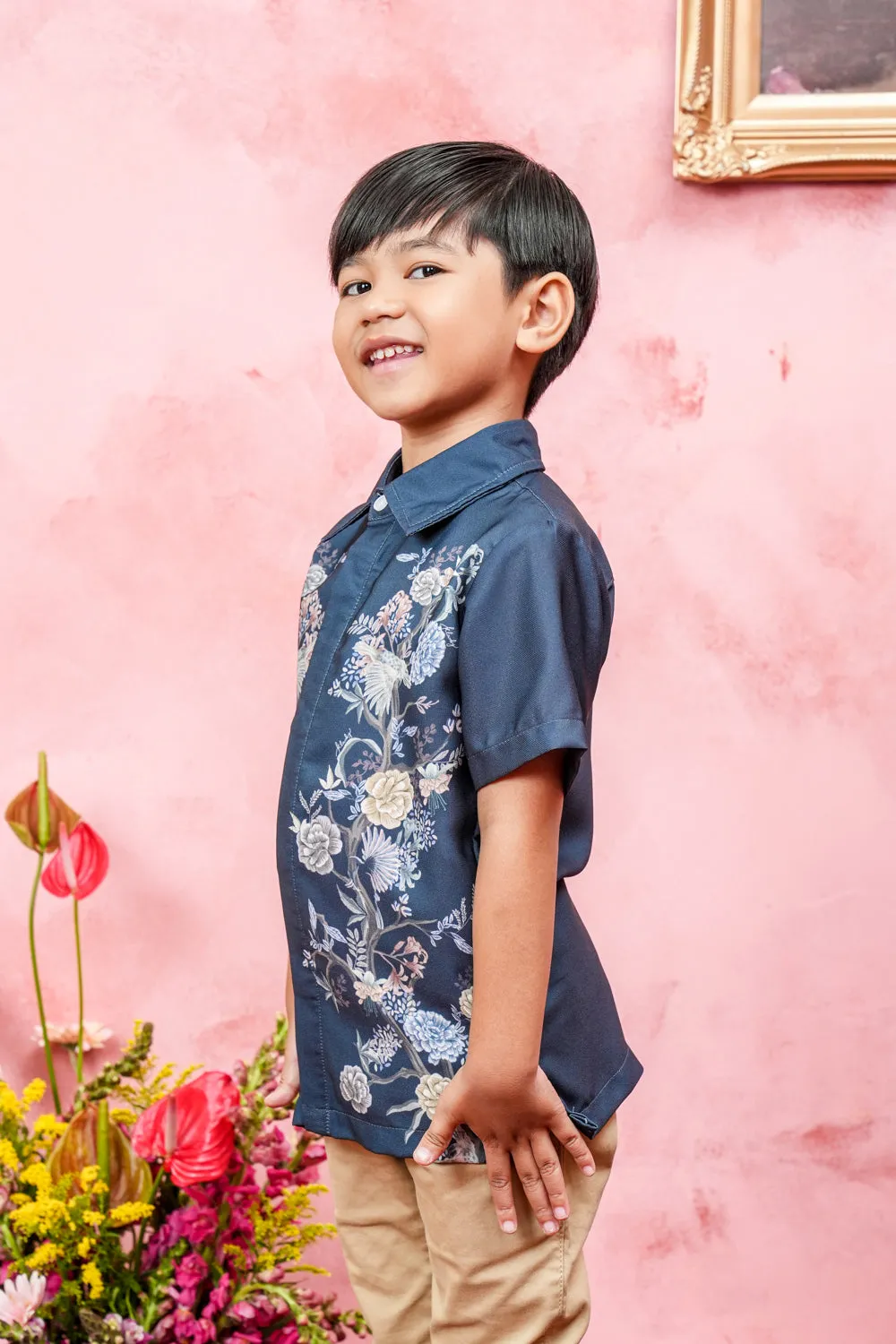 Ornella Shirt Boy Admiral Navy