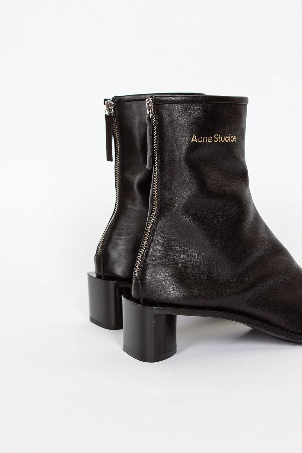 Square Toe Boot Black