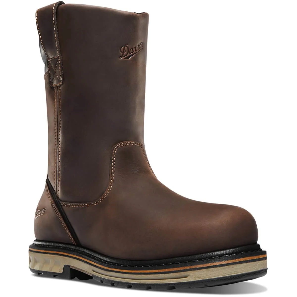 Steel Yard 11 Men's Pull-On Boot Wellington Brown WP