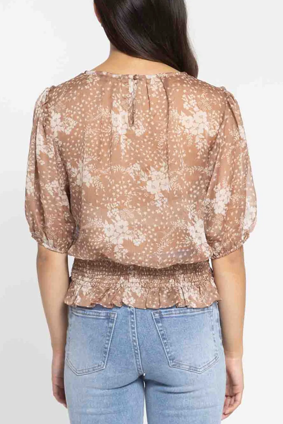 Sydney Cinnamon Floral Top