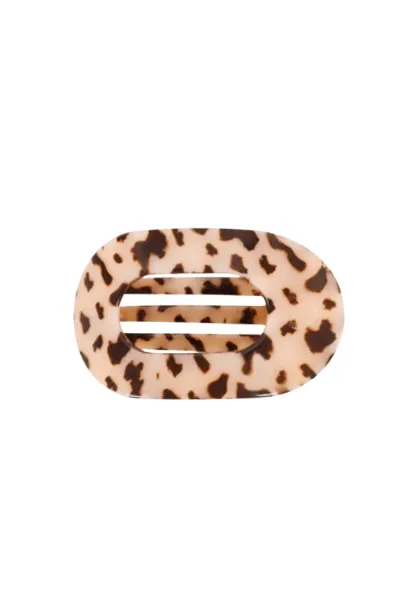 Teleties Flat Round Hair Clip- Small