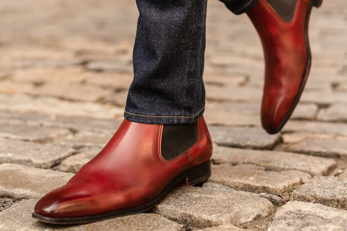 The Dean Chelsea Boot - Oxblood