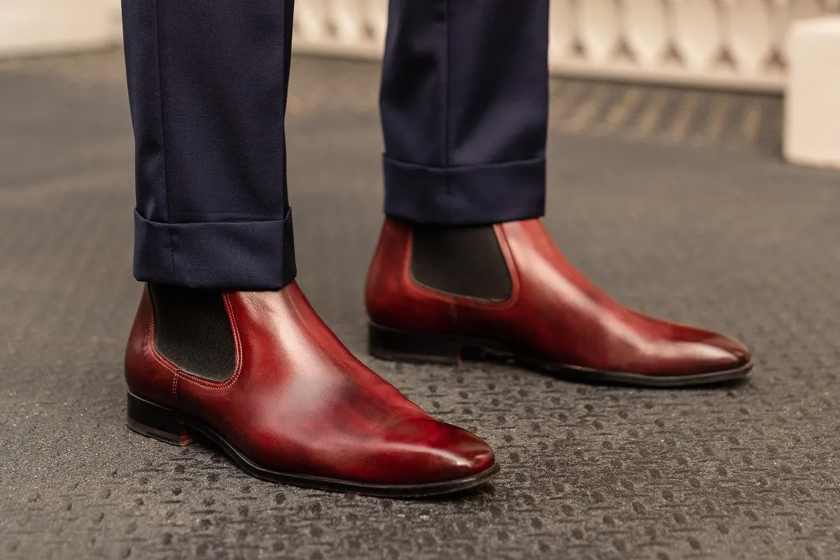 The Dean Chelsea Boot - Oxblood