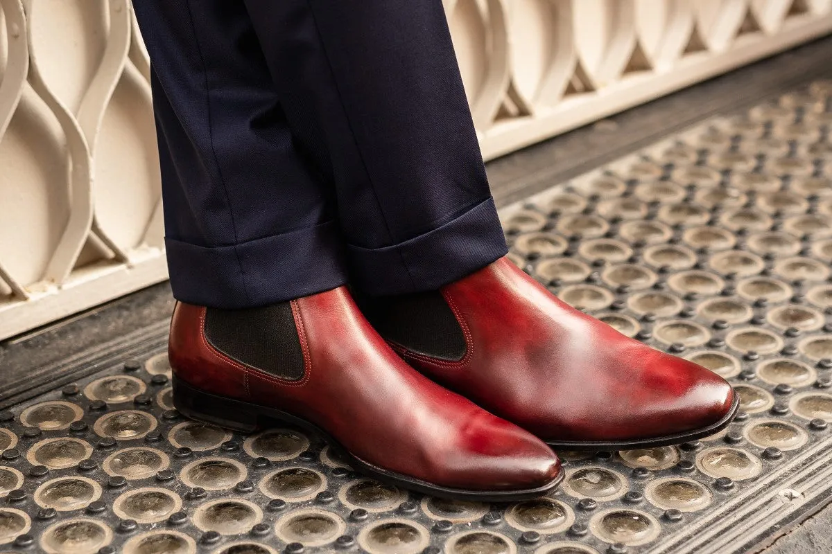 The Dean Chelsea Boot - Oxblood