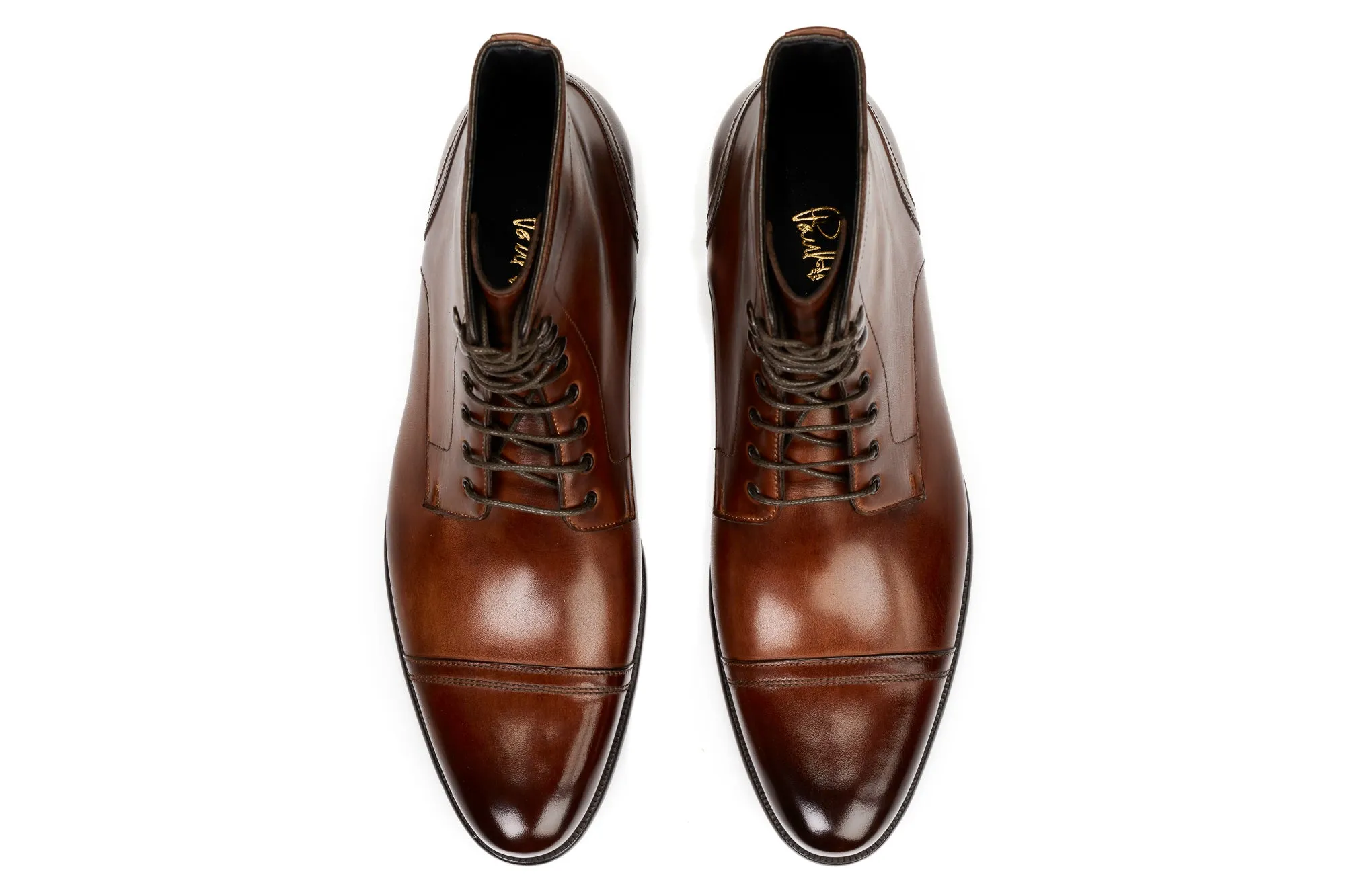 The Jackman Cap-Toe Boot - Brown