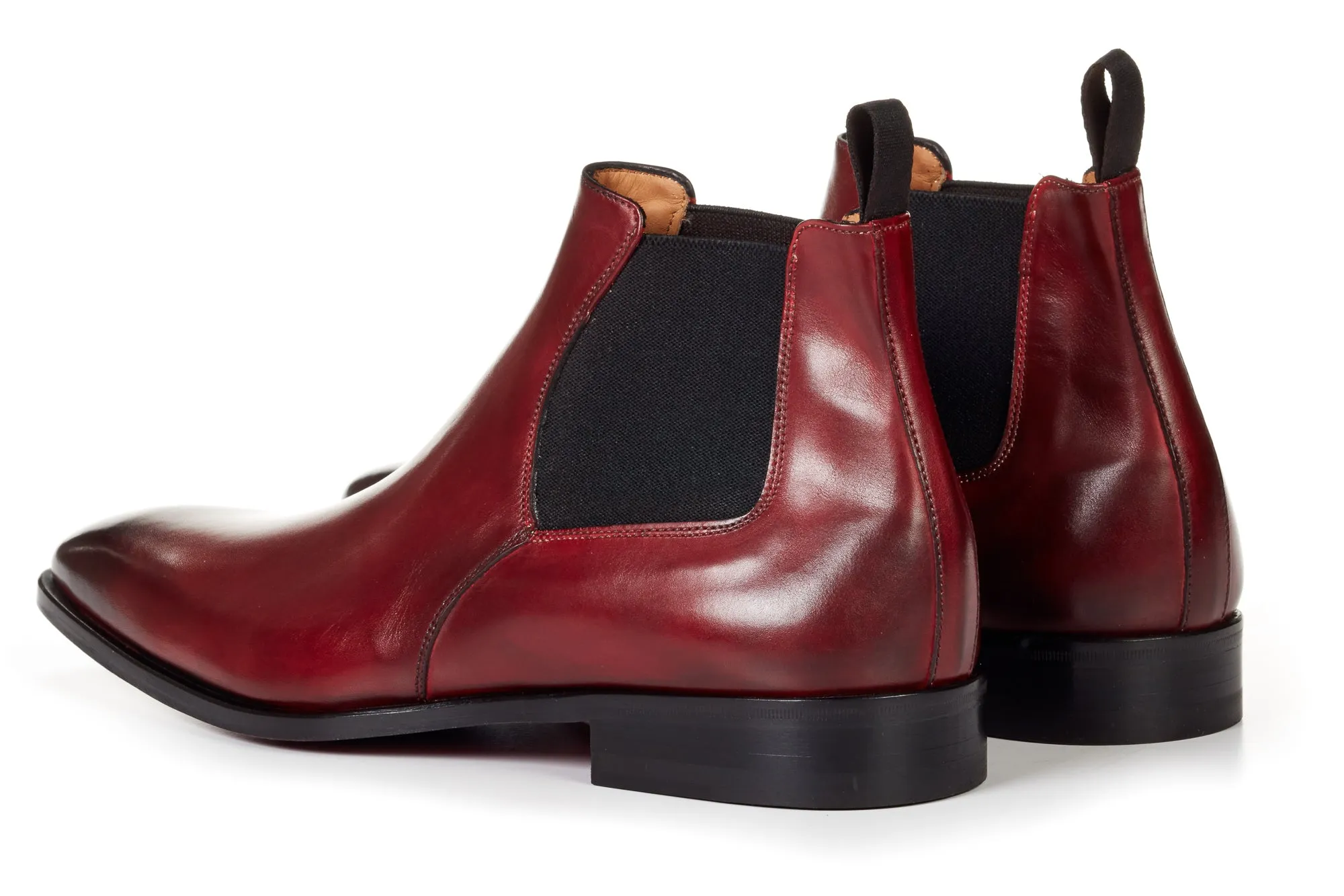 The Wayne Low-Cut Chelsea Boot - Oxblood