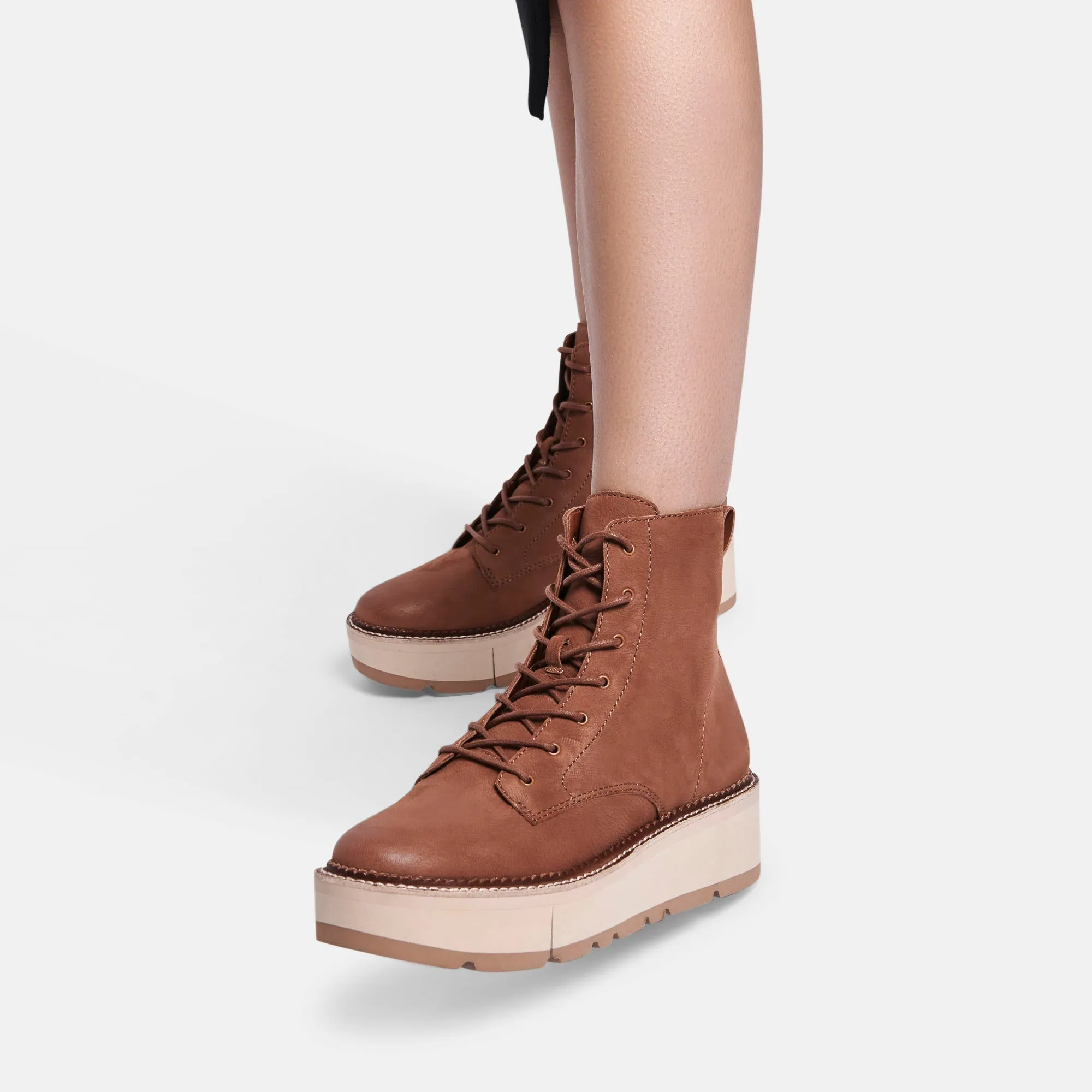 TIG BOOTS DK BROWN NUBUCK - re:vita