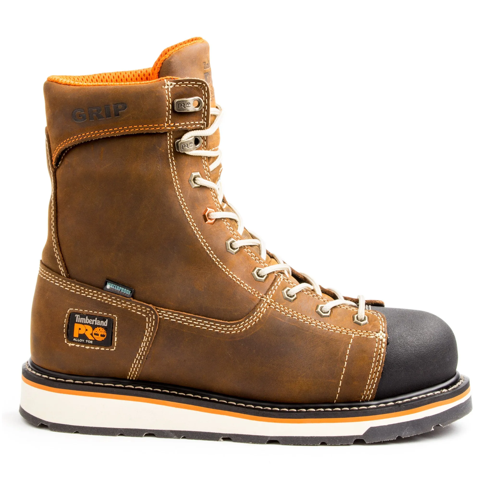 Timberland PRO Gridworks A12ez Men's 8 Alloy Toe Work Safety Boot -  Brown