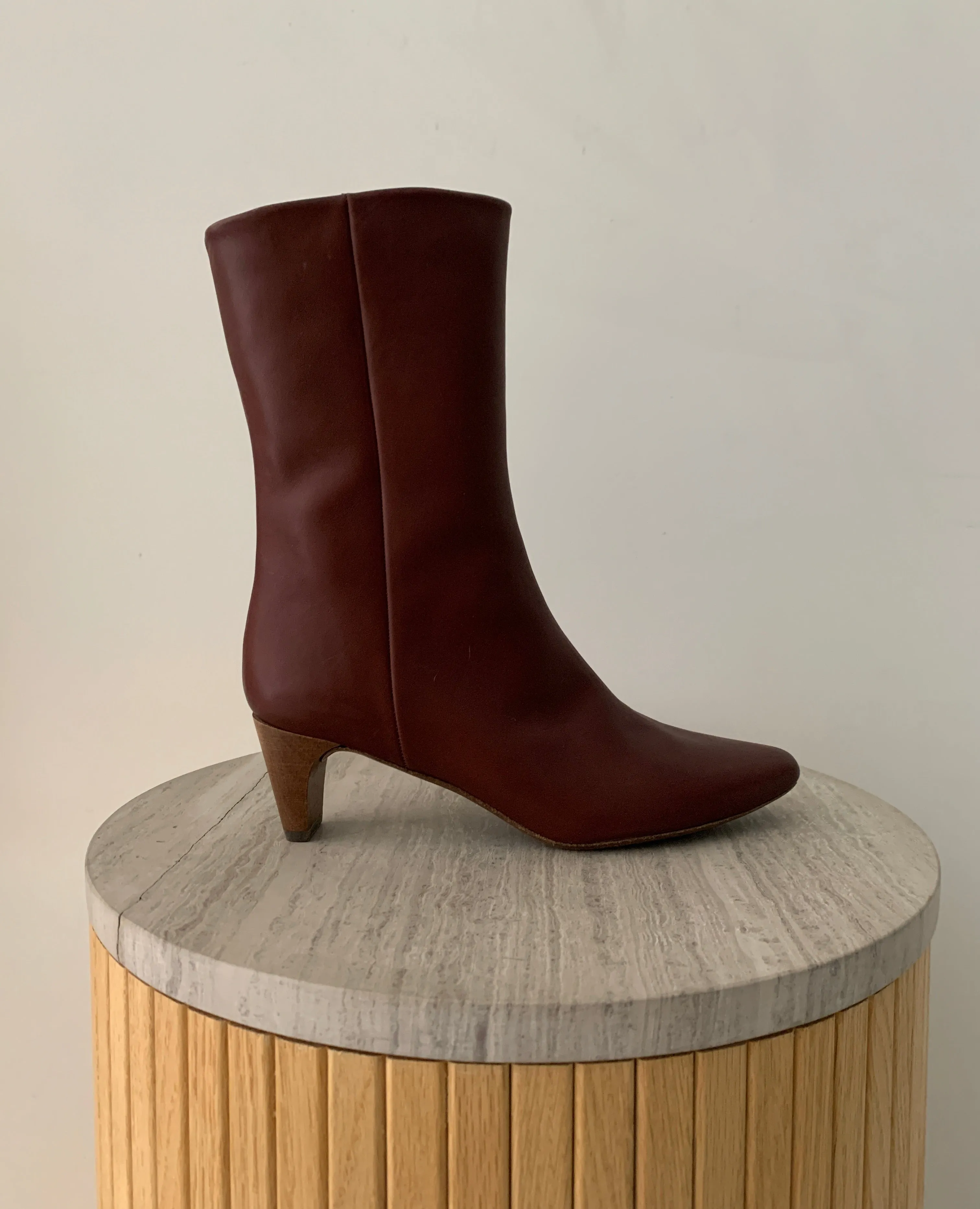 Warehouse Sale - Wakame Boots Merlot Leather