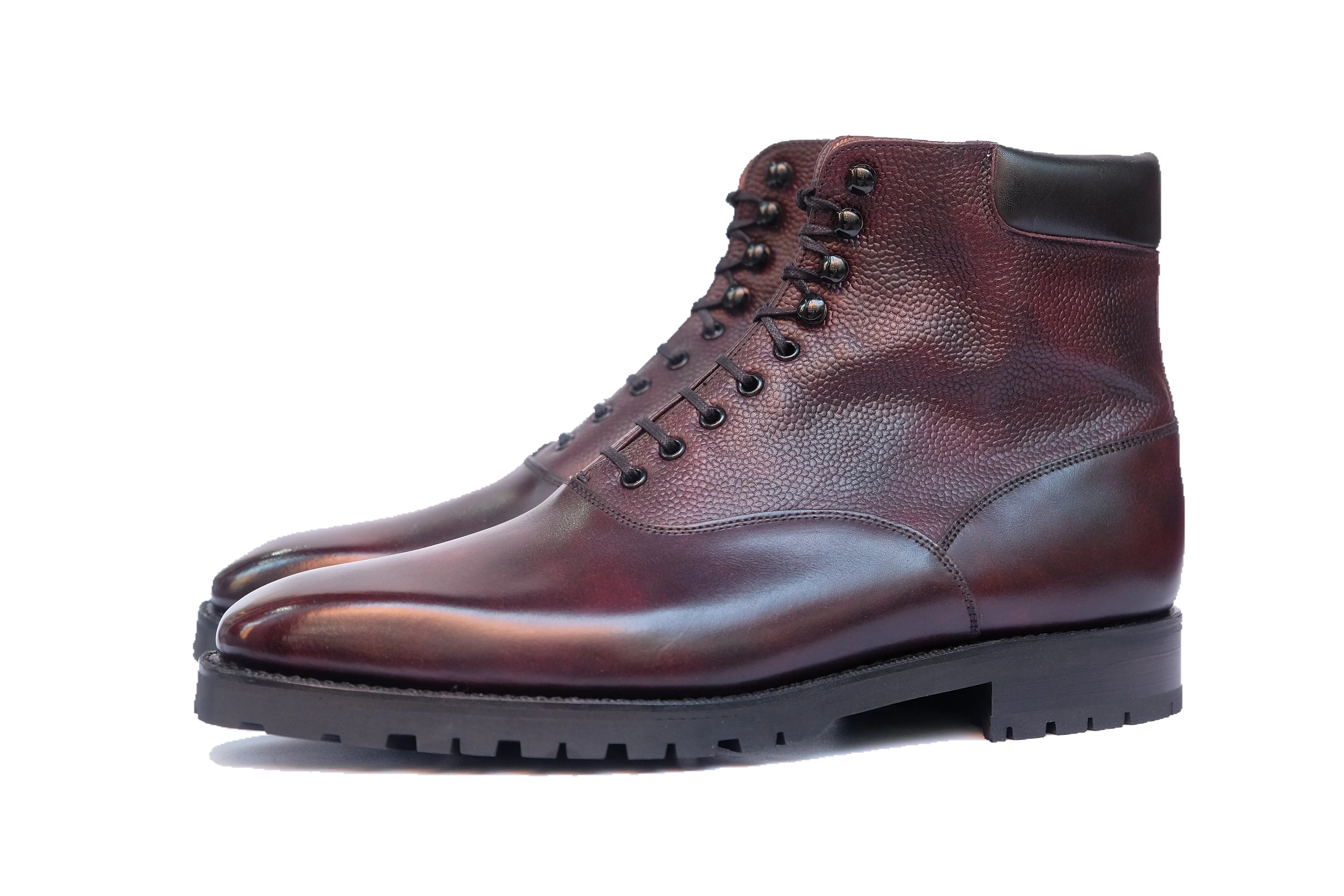 Wedgwood Redux - MTO - Plum Museum Calf / Plum Museum Grain - MGF Last - Double Commando Sole