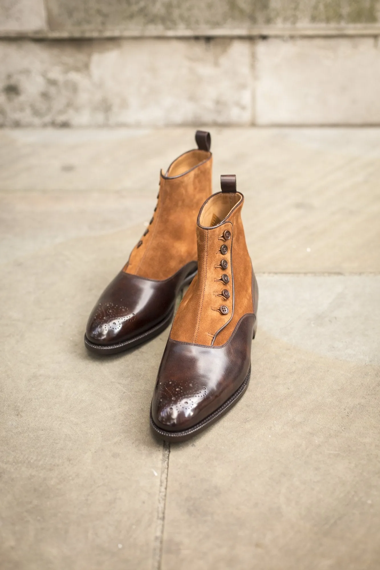 Westlake - MTO - Dark Brown Museum Calf / Tobacco Suede - NGT Last - Single Leather Sole