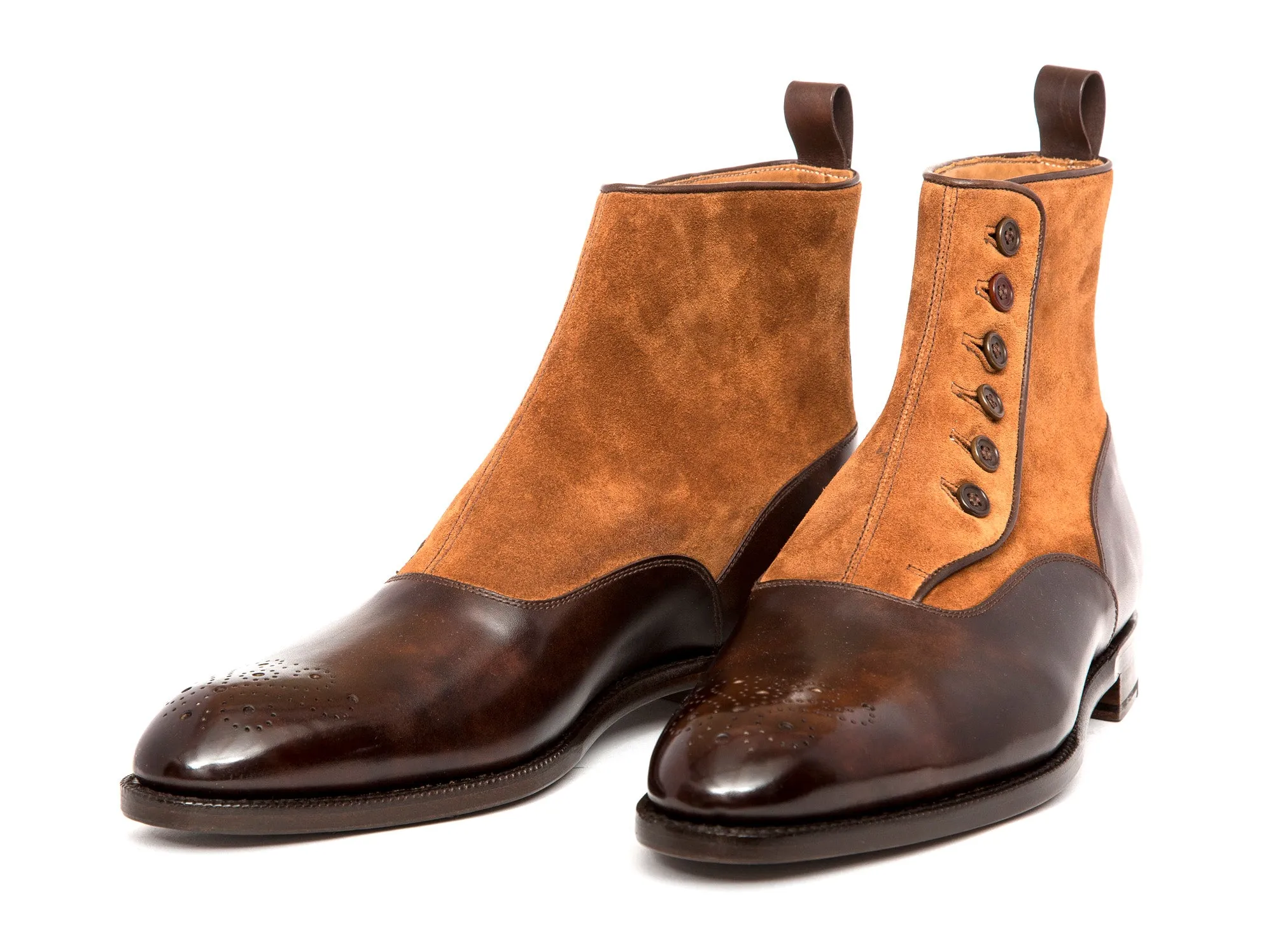 Westlake - MTO - Dark Brown Museum Calf / Tobacco Suede - NGT Last - Single Leather Sole