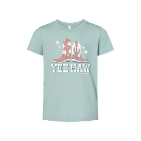 Youth Yeehaw Boots Short Sleeve T-Shirt